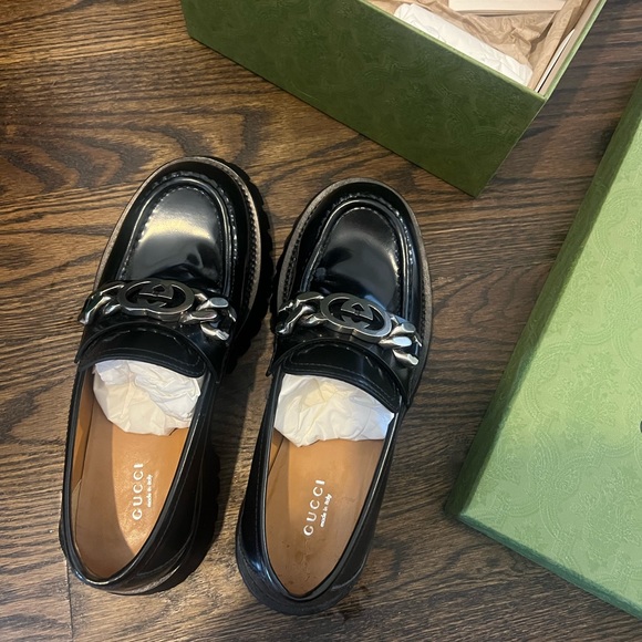 Gucci Loafers in Size 38.5 - Jeanne Moc Toe Platform Loafer. - Picture 12 of 13